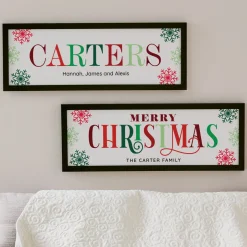 Colorful Snowflakes Canvas
