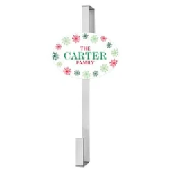 Colorful Snowflakes Wreath Holder