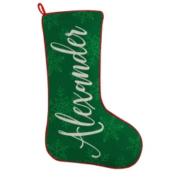 Colorful Swirl Name Stocking