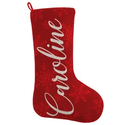 Colorful Swirl Name Stocking
