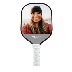 Color Name with Photo Pickleball Paddle