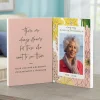 Comforting Blooms Memorial Floral Photo Panel