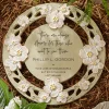 Comforting Blooms Memorial Floral Garden Stone