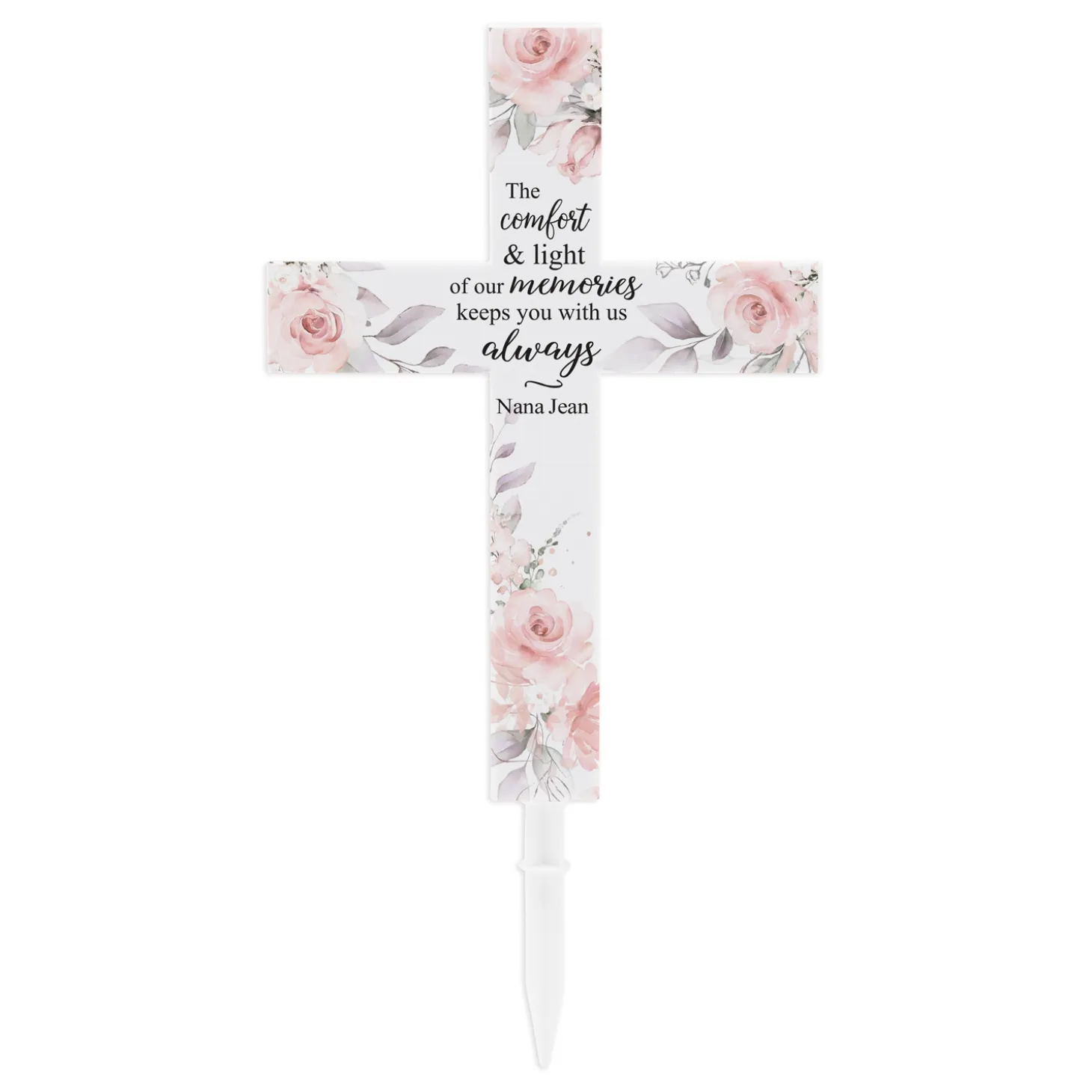 Comfort & Light Memorial Solar Cross
