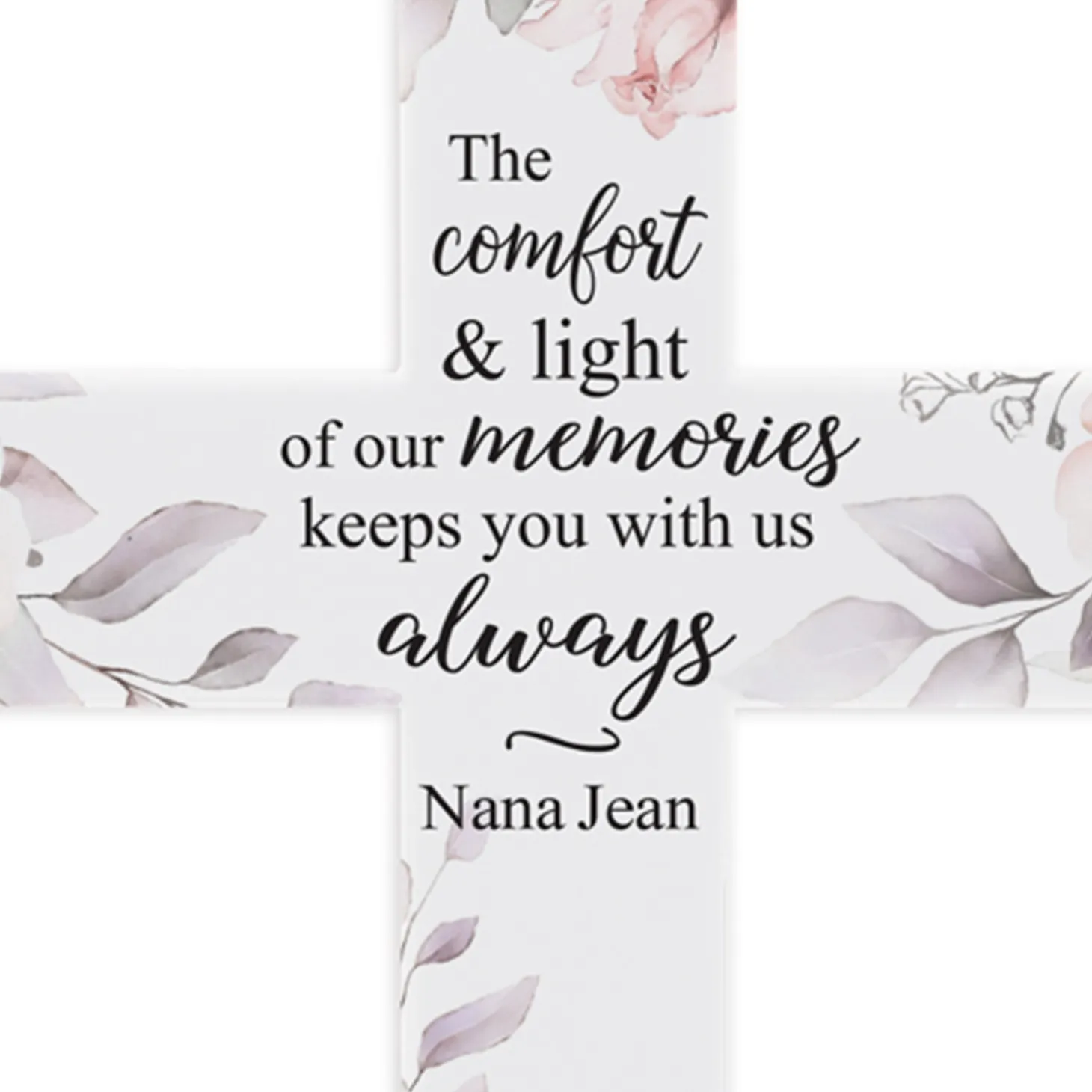 Comfort & Light Memorial Solar Cross