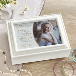 Communion/Confirmation Photo Blessing Music Box