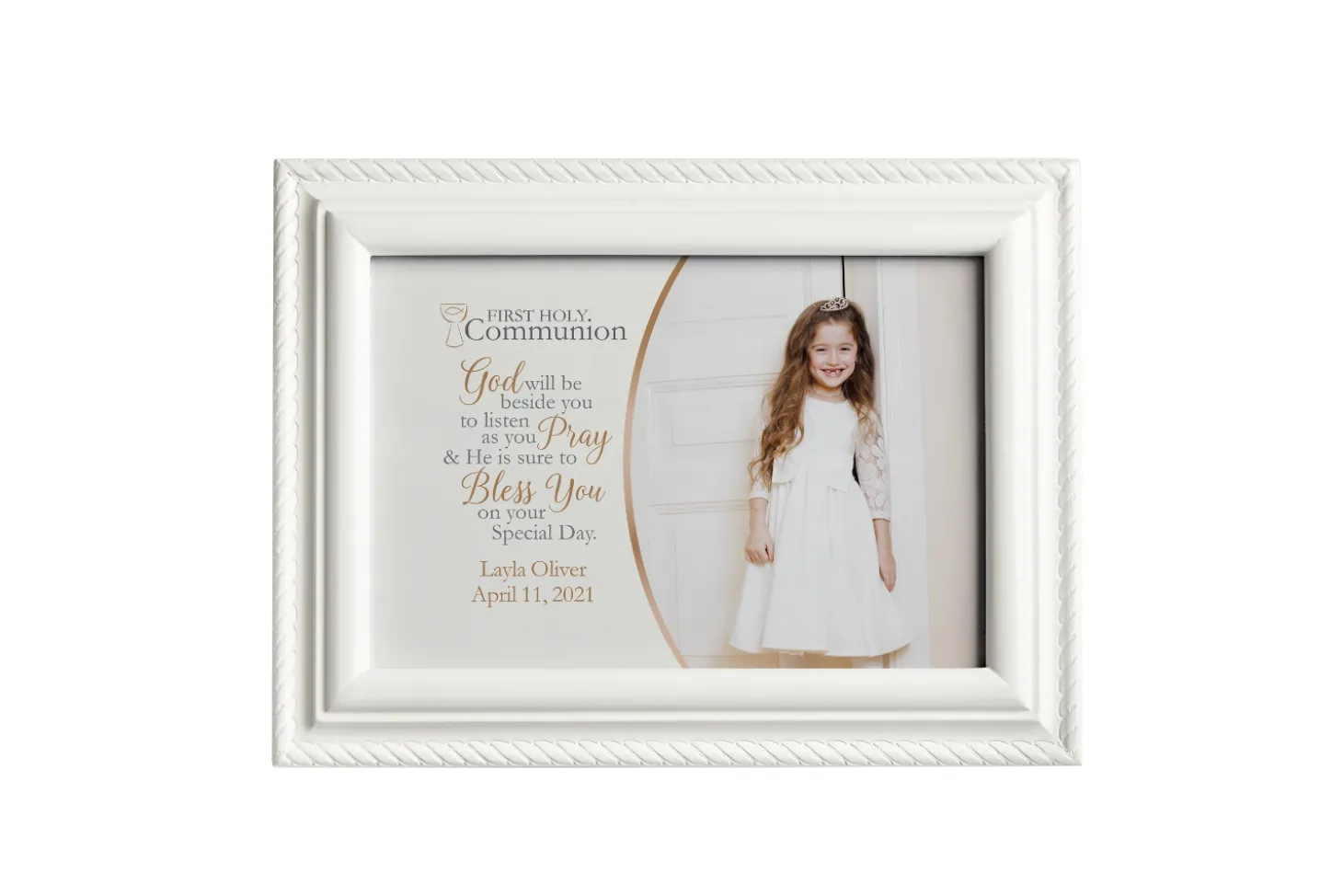 Communion/Confirmation Photo Blessing Music Box