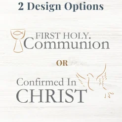 Communion/Confirmation Photo Blessing Glass Block