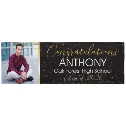 Confetti Celebration Graduation Photo Banner