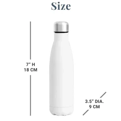 Confetti Dots Graduation Photo 17oz. Stainless Steel Water Bottle