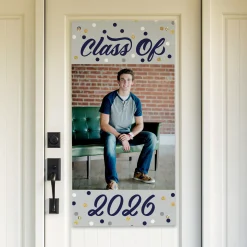 Confetti Dots Graduation Photo Banner