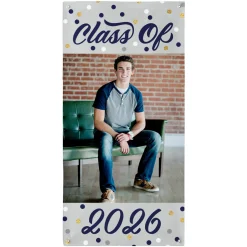 Confetti Dots Graduation Photo Banner