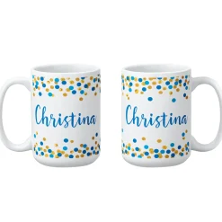 Confetti Name Mug