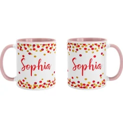 Confetti Name Mug