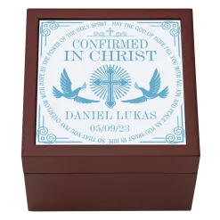 Confirmation Memories Tile Keepsake Box