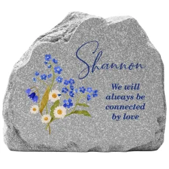 Connected By Love Standing Garden Stone