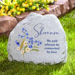 Connected By Love Standing Garden Stone