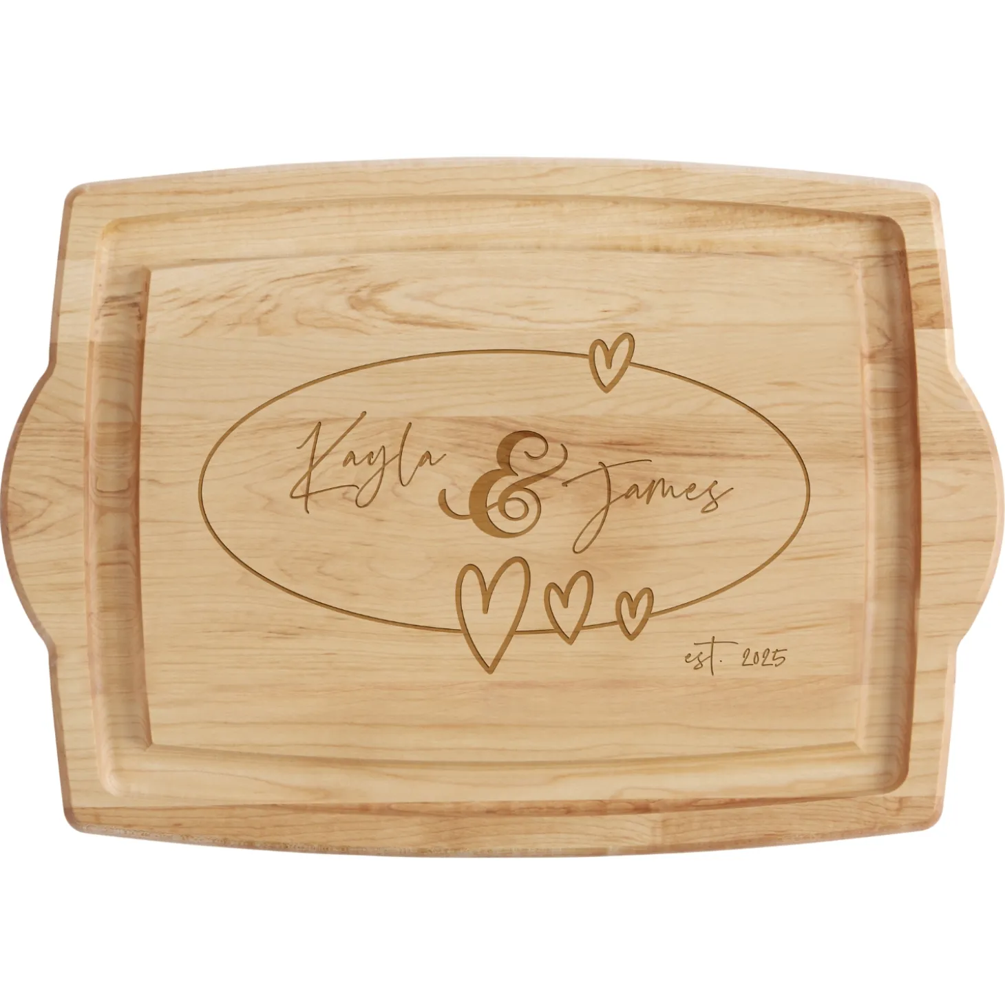 Connecting Hearts Cutting Board