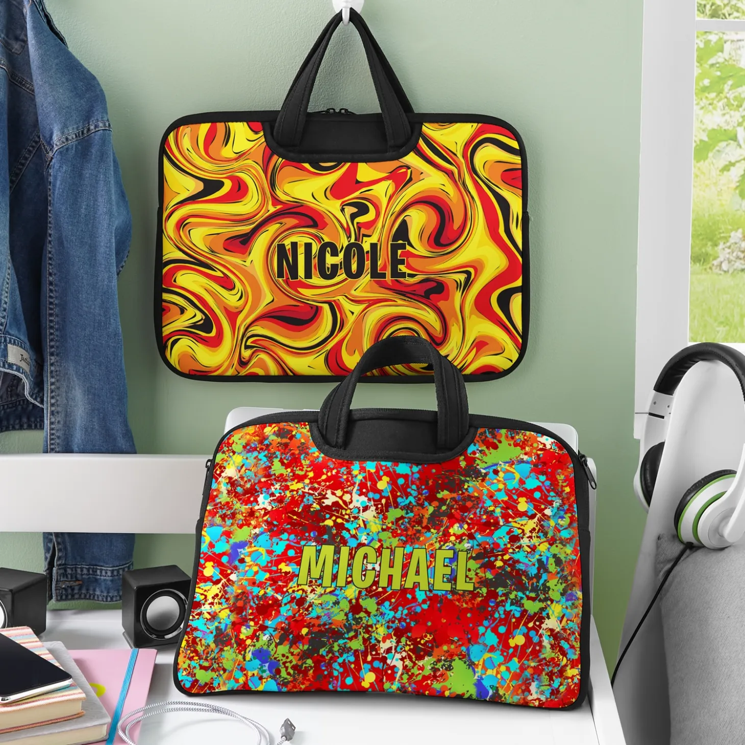 Cool Colors Laptop Carrying Bag