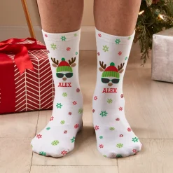 Cool Reindeer Socks