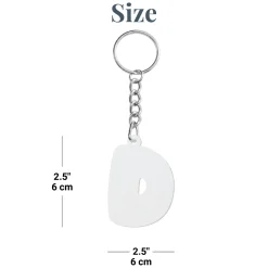 Cool Vibes Initial And Name Acrylic Keychain