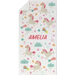 Cosmic Unicorn Beach Towel