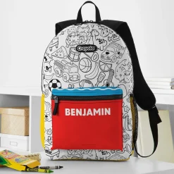Crayola™ B&W Coloring Book Pattern Backpack