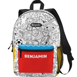 Crayola™ B&W Coloring Book Pattern Backpack