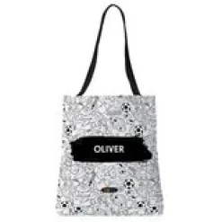 Crayola™ B&W Coloring Book Pattern Tote Bag
