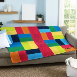 Crayola™ Colorblock Plush Blanket