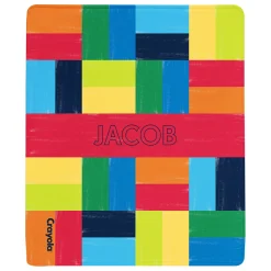 Crayola™ Colorblock Plush Blanket