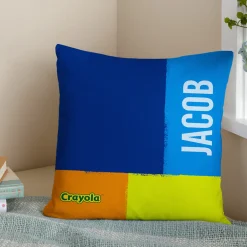 Crayola™ Colorblock Throw Pillow