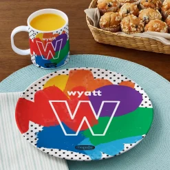 Crayola™ Colorful Doodles Personalized Tableware