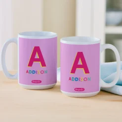 Crayola™ Colorful Initial and Name Mug