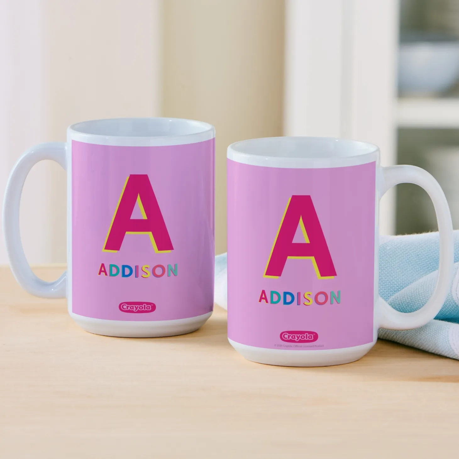 Crayola™ Colorful Initial and Name Mug