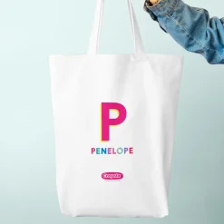 Crayola™ Colorful Initial and Name Tote Bag