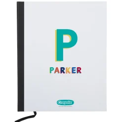Crayola™ Colorful Initial and Name Notebook