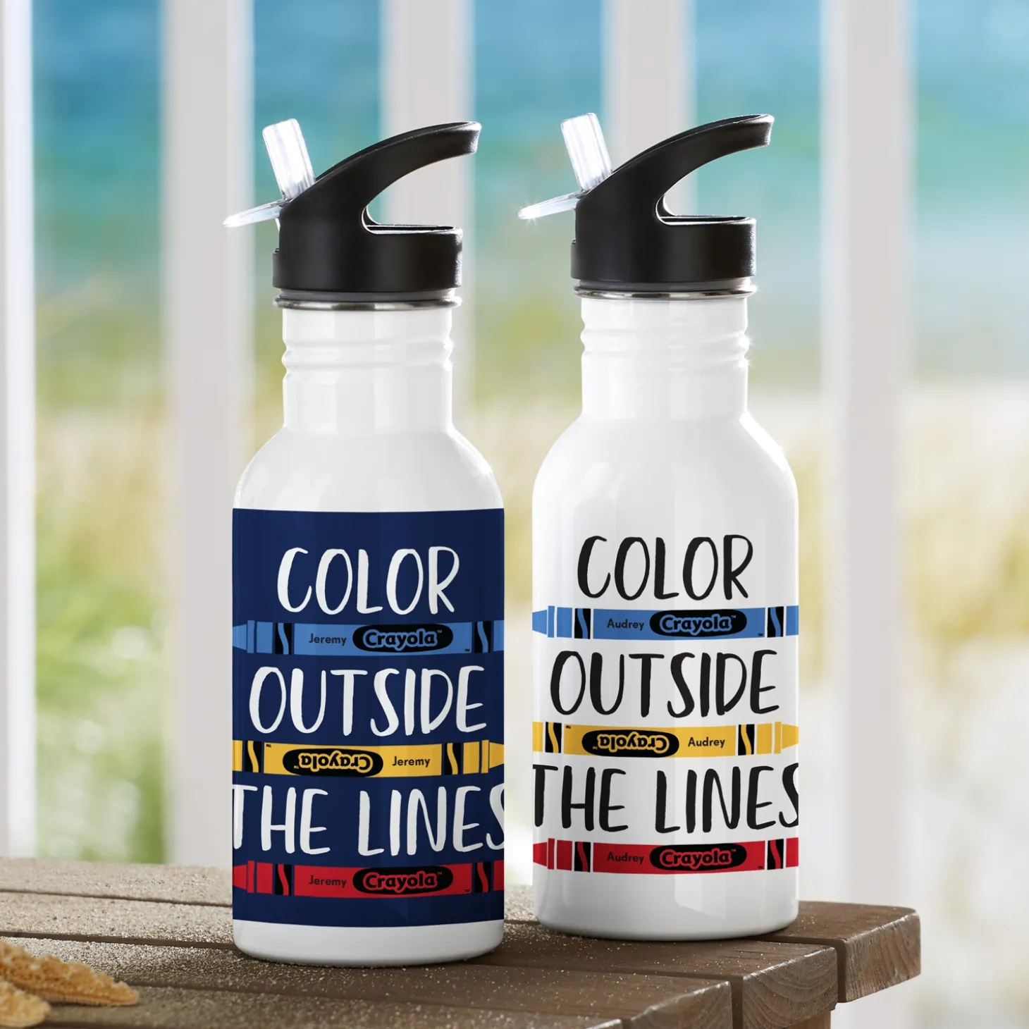 Crayola™ Color Outside the Lines Water Bottle