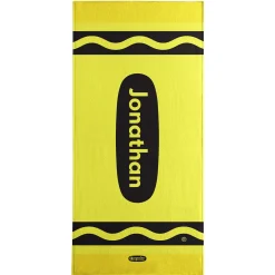 Crayola™ Crayon Personalized Beach Towels
