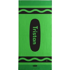 Crayola™ Crayon Personalized Beach Towels