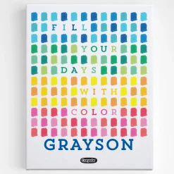 Crayola™ Fill Your Days With Color Wall Art