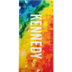 Crayola™ Paint Splatter Personalized Beach Towel