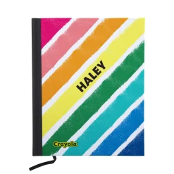 Crayola™ Rainbow Stripes Notebook