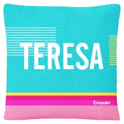 Crayola™ Retro Throw Pillow