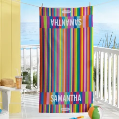 Crayola™ Stripes Beach Towel