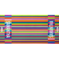 Crayola™ Stripes Beach Towel