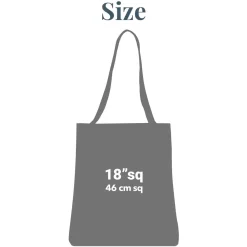Create Your Own Black Handle Tote Bag