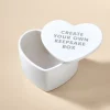 Create Your Own Ceramic Heart Keepsake Box
