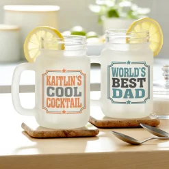 Create Your Own Frosted Mason Jar