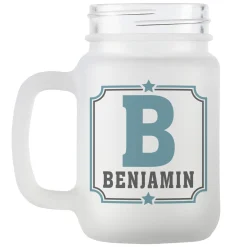 Create Your Own Frosted Mason Jar